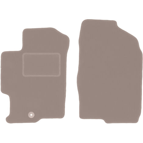 Tappetini anteriori beige per: Mazda 6 I GG / GY station wagon, berlina, liftback (2002-2007)