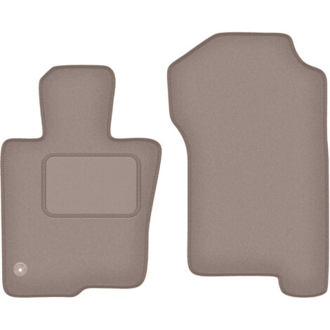 Tappetini anteriori beige per: Mercedes X-Class W470 pick-up (2017-)
