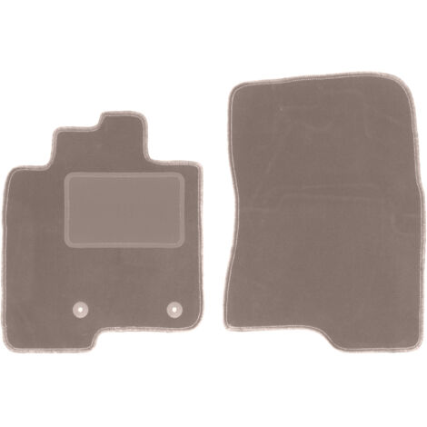 Tappetini anteriori beige per: Mitsubishi Pajero IV corto (2006-2018)