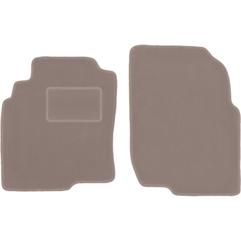Tappetini anteriori beige per: Nissan Almera Tino minivan (2000-2006)