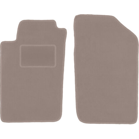 Tappetini anteriori beige per: Peugeot 206 hatchback, SW, station wagon, CC, cabrio (1998-2010)