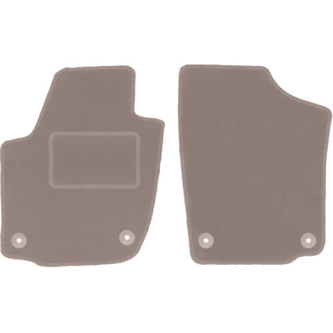Tappetini anteriori beige per: Skoda Roomster kombivan (2006-2015)