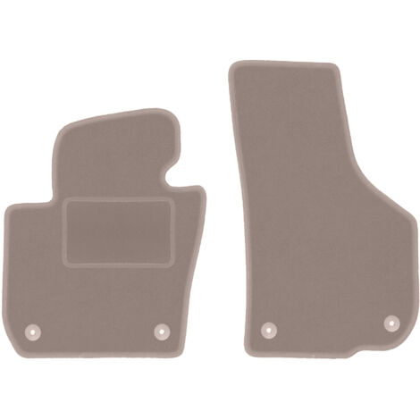 Tappetini anteriori beige per: Skoda Superb II Long berlina, station wagon (2008-2015)