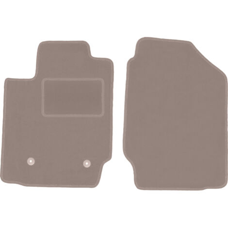 Tappetini anteriori beige per: Toyota Corolla E12 / E13 hatchback, station wagon, berlina (2002-2007)