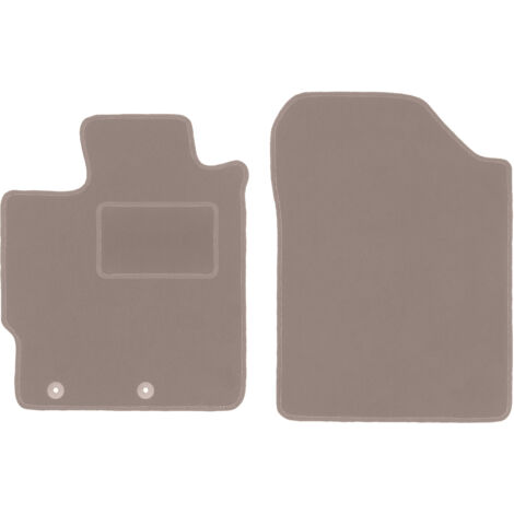 Tappetini anteriori beige per: Toyota Yaris III benzina (2011-2019)