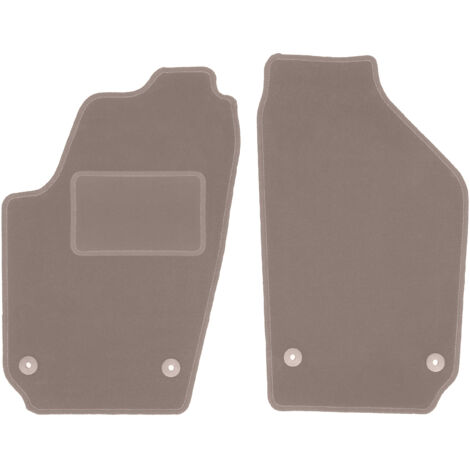Tappetini anteriori beige per: Volkswagen Polo IV 9N hatchback (2001-2009)