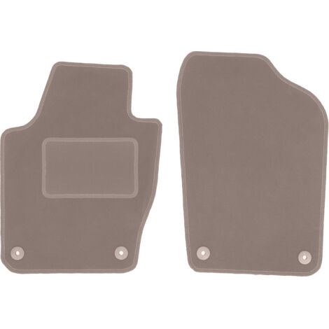 Tappetini anteriori beige per: Volkswagen Polo V hatchback (2009-2017)