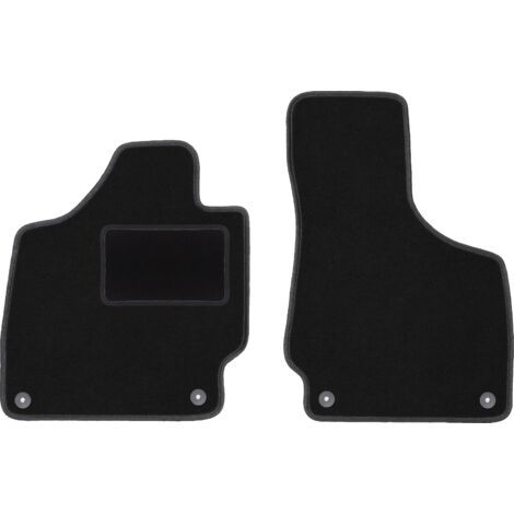 Tappetini anteriori neri per: Audi TT II 8J cabrio, roadster, coupe (2006-2014)