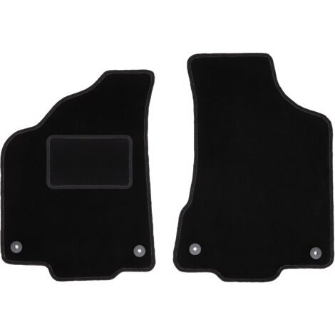 Tappetini anteriori neri per: Volkswagen Polo III FL 6N2 hatchback, berlina, classica (1999-2001)