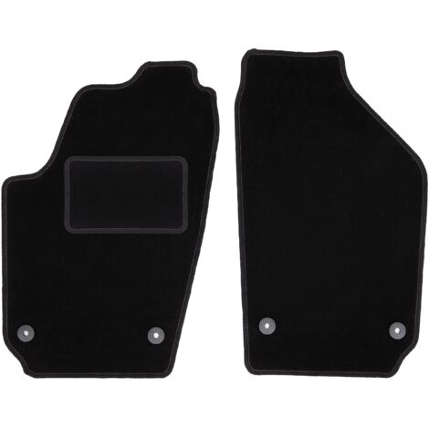 Tappetini anteriori neri per: Volkswagen Polo IV 9N hatchback (2001-2009)
