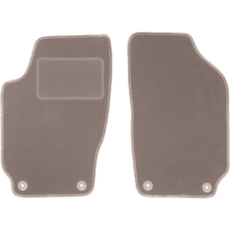 Tappetini anteriori per auto: Skoda Fabia I hatchback, berlina, station wagon (1999-2007) beige