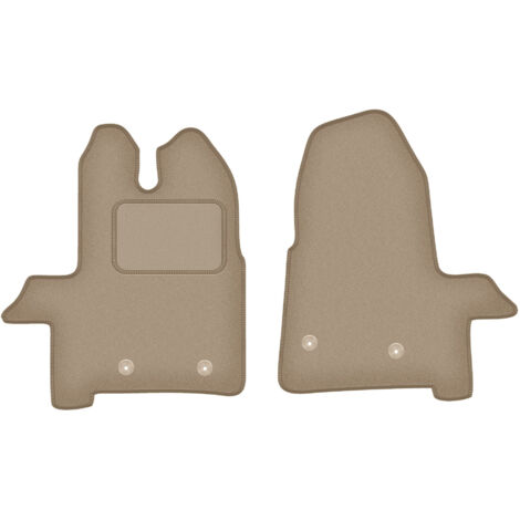 Tappetini anteriori per: Ford Transit furgone (2019-) beige