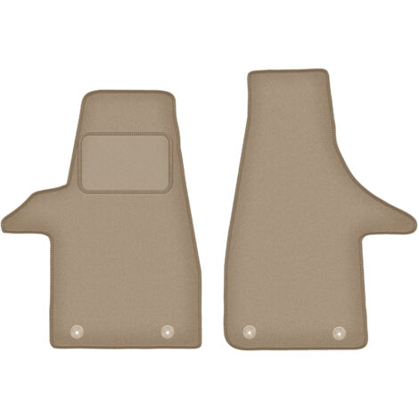 Tappetini anteriori per: VW Transporter T6 furgone per consegne 2 file (2015-2019) beige