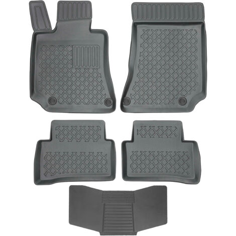 Tappetini ARISTAR 602719 + copri tappetini 251992 - Mercedes Classe E W212 Berlina Kombi 2009-2016 STOP. MOUNT MS anteriore