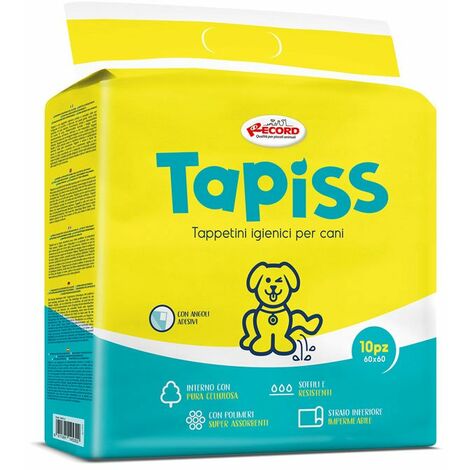 Tappetini assorbenti modello Tapiss con angoli adesivi 60x60 cm: 50 tappetini 60x60 cm