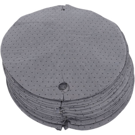 Tappetini assorbenti per fusti, 25 pezzi, diametro 55 cm, coperchio ad alto assorbimento, tappetino antiolio per fusti da 55 galloni