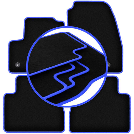 Tappetini auto CARLUX-BLUE per: Ford C-MAX MK2 minivan (2015-2019)