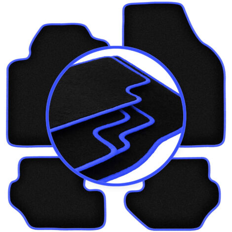 Tappetini auto CARLUX-BLUE per: Ford Fiesta MK3 hatchback (1989-1996)