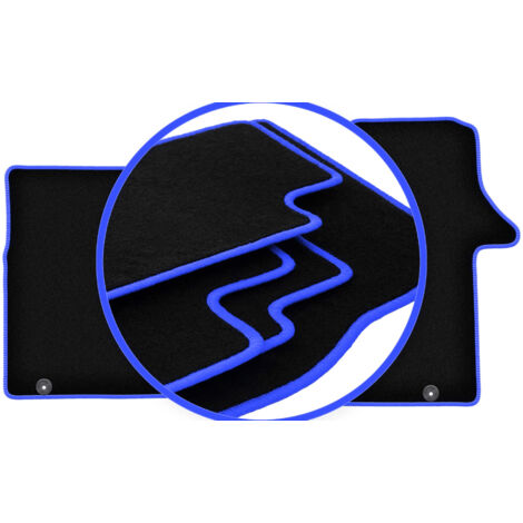 Tappetini auto CARLUX-BLUE per: Renault Trafic III furgone (2014-)
