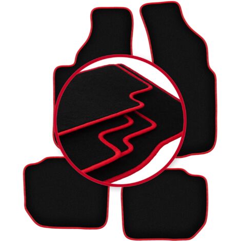 Tappetini auto CARLUX-RED per: Audi V8 berlina (1988-1993)