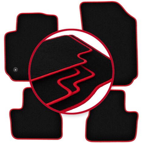 Tappetini auto CARLUX-RED per: Citroen C4 Cactus crossover (2014-2018)