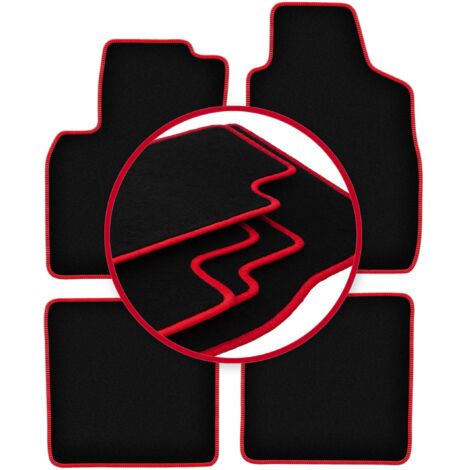 Tappetini auto CARLUX-RED per: Fiat Panda II hatchback (2002-2010)