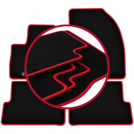 Tappetini auto CARLUX-RED per: Ford C-MAX MK2 minivan (2010-2012)