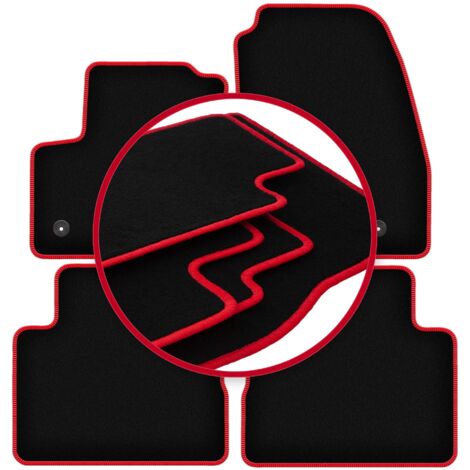 Tappetini auto CARLUX-RED per: Ford C-MAX MK2 minivan (2015-2019)