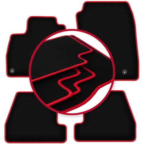 Tappetini auto CARLUX-RED per: Ford Focus MK3 FL berlina, station wagon, hatchback (2017-2020)