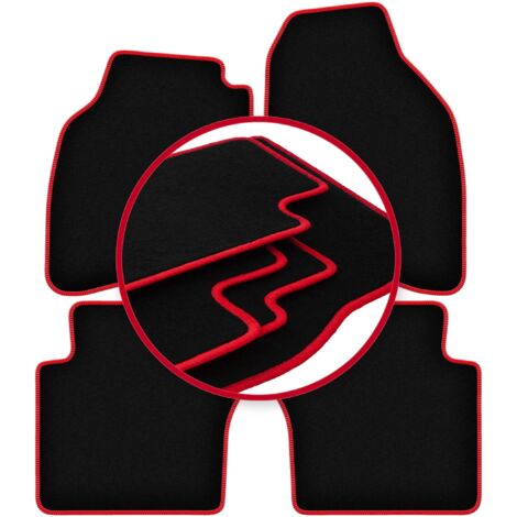 Tappetini auto CARLUX-RED per: Honda Jazz II hatchback (2002-2008)