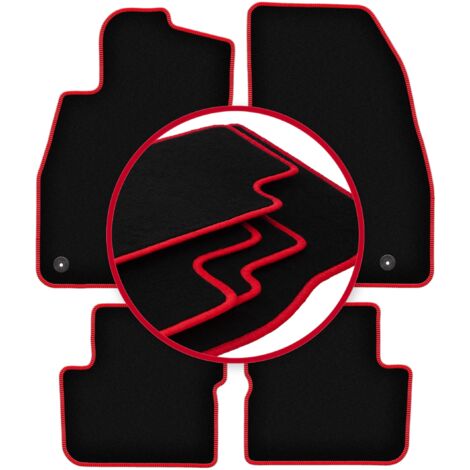 Tappetini auto CARLUX-RED per: Opel Corsa D hatchback (2006-2015)