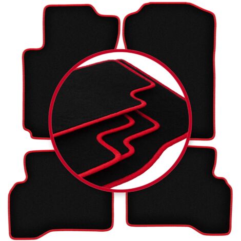 Tappetini auto CARLUX-RED per: Suzuki Grand Vitara II 3 porte (2005-2014)
