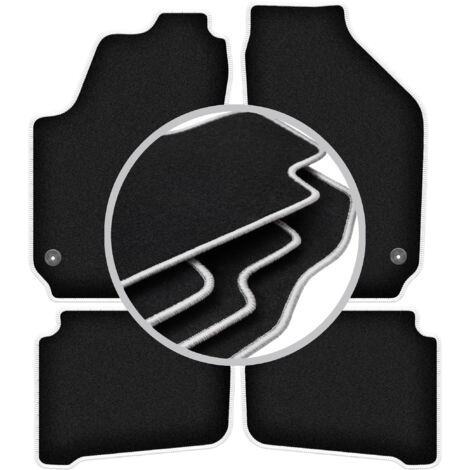 Tappetini auto CARLUX-SILVER per: Volkswagen Polo IV 9N hatchback (2001-2009)