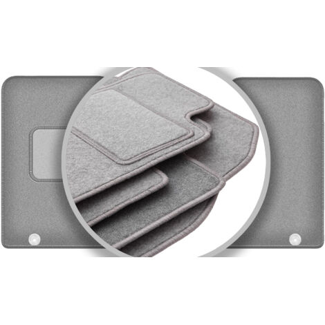 Tappetini auto grigio cenere per: Opel Vivaro II furgone (2014-2019)