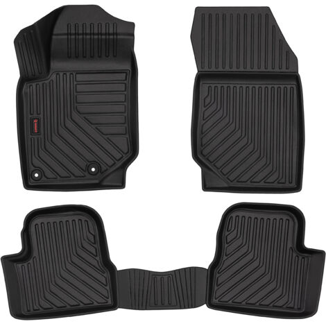 Tappetini auto in gomma 3D per: Opel Corsa F (berlina, 2019-) - cerchio da 5 cm