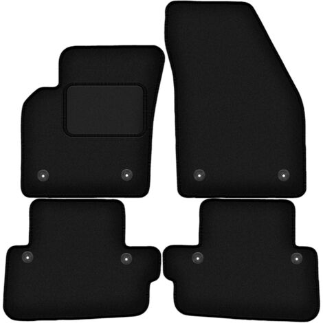 Tappetini auto in velluto nero per: Volvo C70 II coupé (2005-2013)