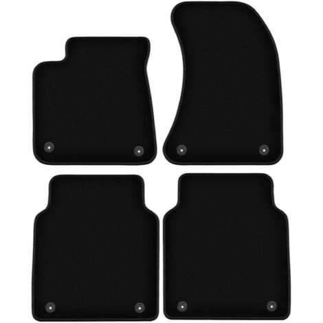 Tappetini BASIC in velluto nero per: Audi A8 D4 LONG (2010-2017)