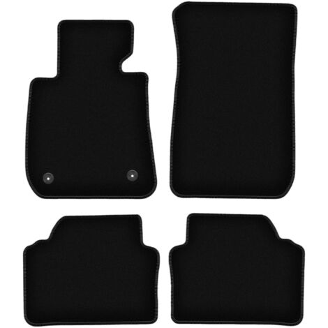 Tappetini BASIC in velluto nero per: BMW 3 E91 station wagon, touring (2004-2011)
