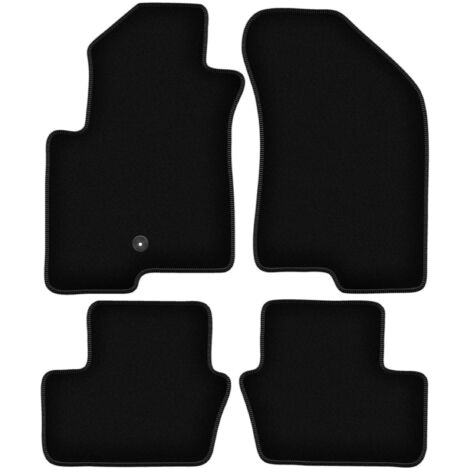 Tappetini BASIC in velluto nero per: Jeep Compass MK49 SUV (2007-2017)