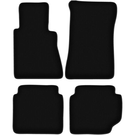 Tappetini BASIC in velluto nero per: Mercedes W116S berlina (1972-1980)