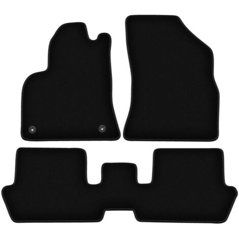 Tappetini BASIC in velluto nero per: Peugeot 3008 I monovolume (2009-2016)