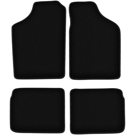 Tappetini BASIC in velluto nero per: Volkswagen Polo II coupé, hatchback, berlina (1981-1992)