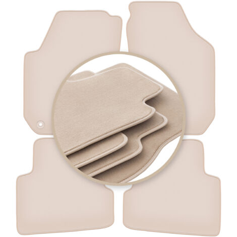 Tappetini beige PREMIUM per: Skoda Fabia II hatchback, station wagon 2007-2014