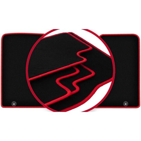 Tappetini CARLUX-RED per: Opel Vivaro II furgone (2014-2019)