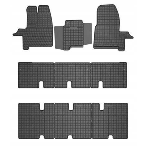 TAPPETINI IN GOMMA FORD Transit Mk8 2014-2025 8 9 posti 3 file ET