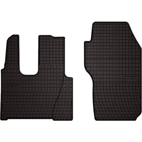 Tappetini in gomma per auto: Mercedes Actros MP4 camion, senza sedili ad aria (2011-2019) - neri, su misura