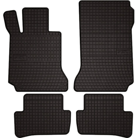 Tappetini in gomma per auto: Mercedes C W204 berlina, station wagon, coupé (2007-2014) - neri, su misura