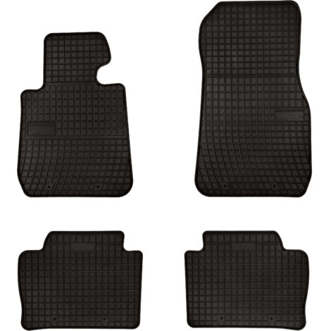 Tappetini in gomma per auto per: BMW 3 F31 station wagon, Touring (2011-2018) - neri, su misura