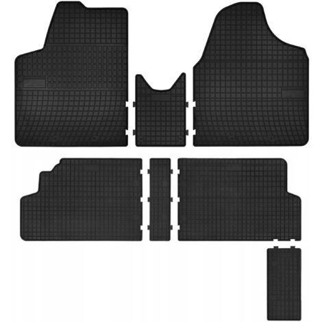 Tappetini in gomma per auto per: Fiat Scudo II furgone (2007-2016) - neri, su misura