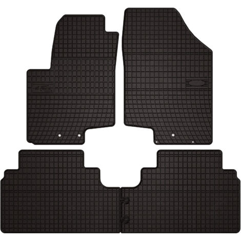 Tappetini in gomma per auto per: Hyundai ix20 minivan (2010-2018) - neri, su misura